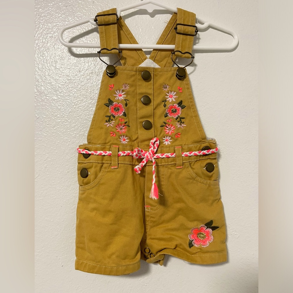 Boho Floral overalls